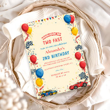 Två snabbgående Tävling-kort, andra födelsedag