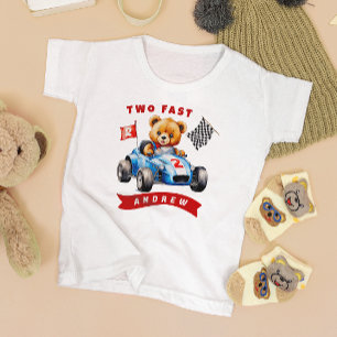 Två snabbgående Tävling-kort, andra födelsedag T Shirt