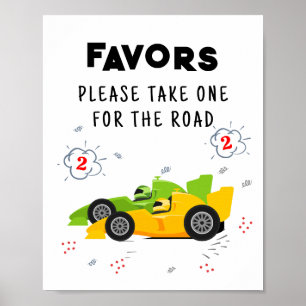 Två snabbsignaturer på andra födelsedagen poster