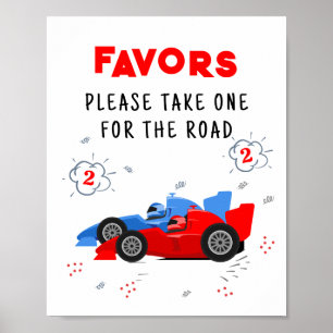 Två snabbsignaturer på andra födelsedagen poster