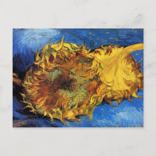 Två snittblommor Van Gogh Fine Art Vykort