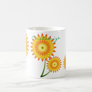 Två solblommor thunder_Cove Kaffemugg