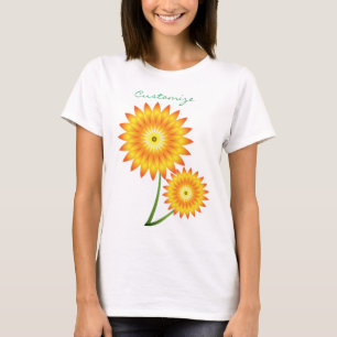 Två solrosväxter thunder_Cove T Shirt