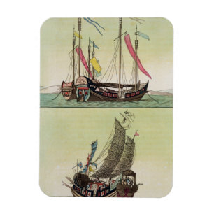 Två sorter av kinesiskt skräp, illustration frå magnet