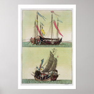 Två sorter av kinesiskt skräp, illustration frå poster