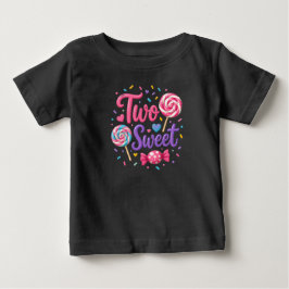 Två söt barn födelsedagsklänning t shirt