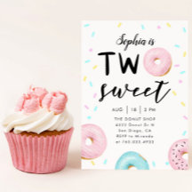 Två söta, andra Donut-tema, Födelsedagsfest