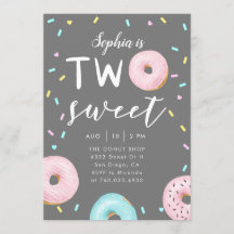 Två söta Donut-tema, Födelsedagsfest