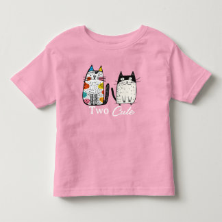 Två söta katter t shirt