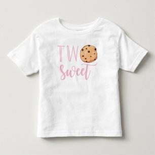 Två söta rosa kakfödelsedagspresent t shirt