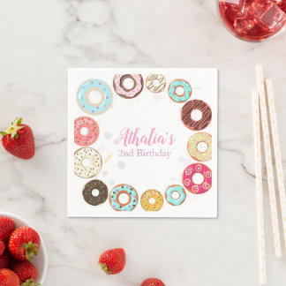 Två söta slumpar, andra födelsedag Papper Pappersservett