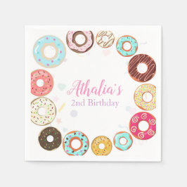 Två söta slumpar, andra födelsedag Papper Pappersservett
