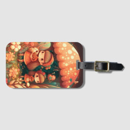 Två söta, små flickors lår bagagebricka