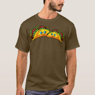 Två söta Tacos-program för Taco Älskare, Mexikansk T Shirt
