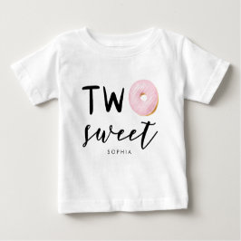 Två sötsaker, andra födelsedag Donut T Shirt