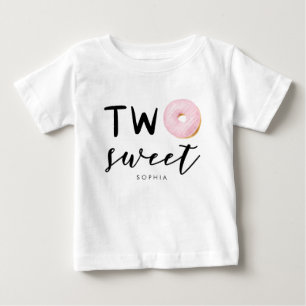 Två sötsaker, andra födelsedagen Donut T Shirt