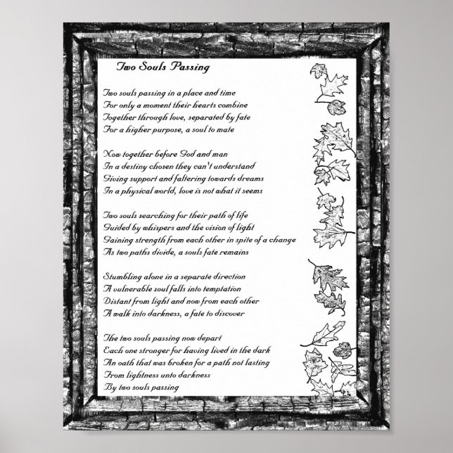 Två Soul Passing Poster (Framsidan)