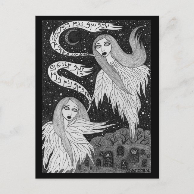 Två Spöken-vykort Vykort (Framsida)