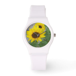 Två sporthögar för solblommor armbandsur