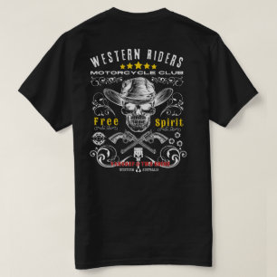 Två Sten-motorcyklar Klubb T-Shirt