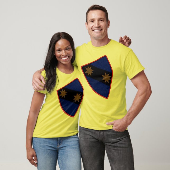 Två stjärnor, Vapensköld Tee (Unisex)
