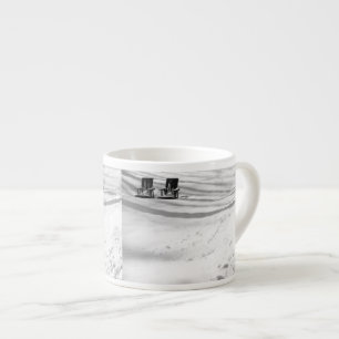 Två stolar i Snö Espressomugg