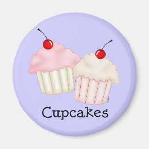 Två stora muffins magnet