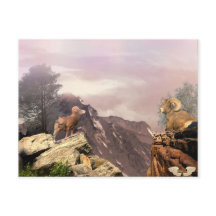 Två strålar i vykortet land