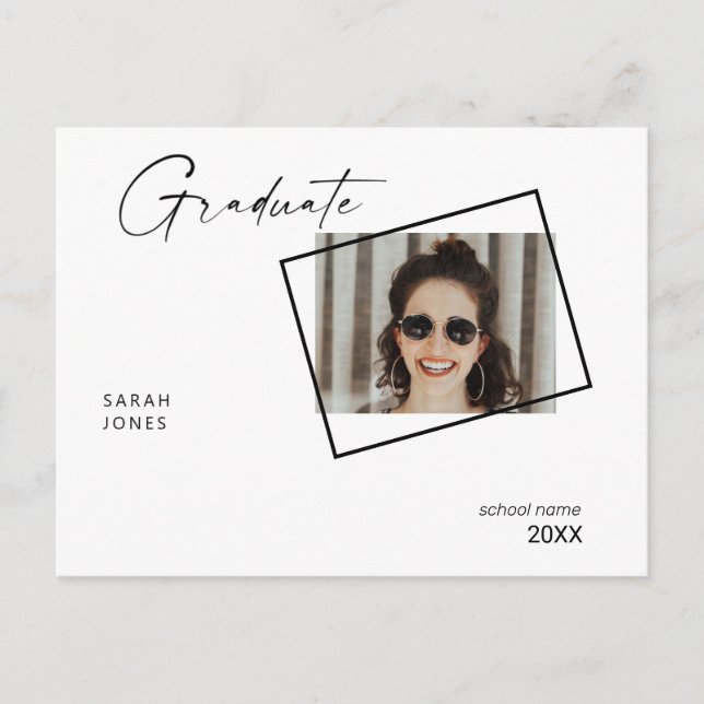 Två Studentfester för fotokollage Vykort (Framsida)