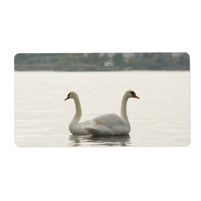 Två svanar fraktsedel (Framsidan)