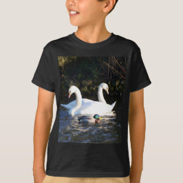 Två svanar och en anka tee shirt
