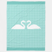 Två Svanar och Vågigt Mönster