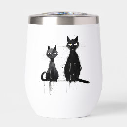 Två Svarta katter