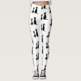 Två Svarta katter Leggings