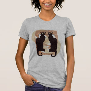 Två Svarta katter T Shirt