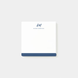 Två svartvita Avslappnader Namn Post-it Block