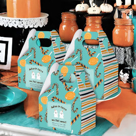 Två Sweet Halloween Candy Ghost Twillingar Birthda Presentaskar