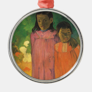 Två systrar av Paul Gauguin Julgransprydnad Metall