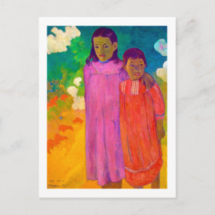 Två systrar, Gauguin Vykort