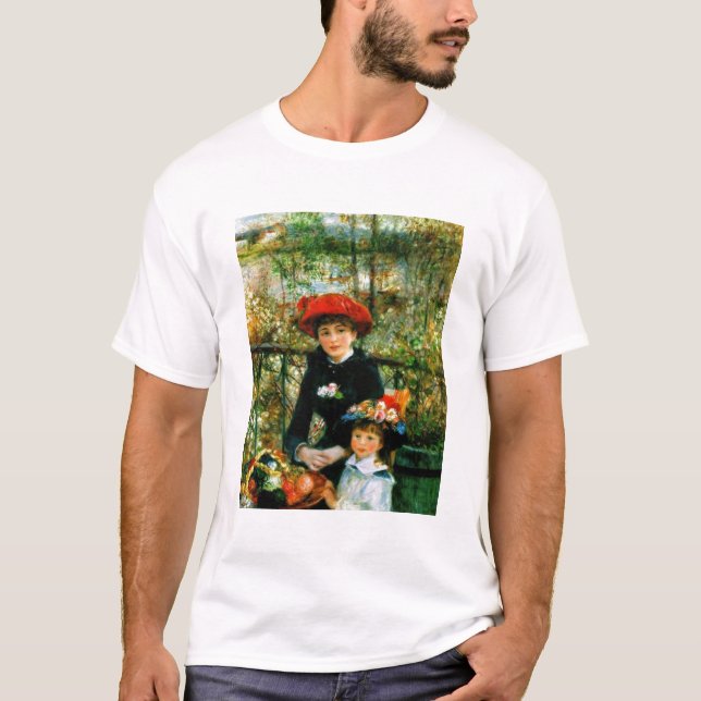 Två systrar om Renoirs terrorism T-shirt (Framsida)