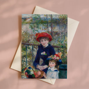 Två systrar (på Terrace)   Renoir Kort