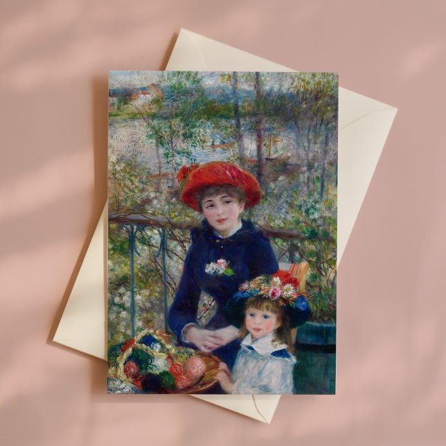 Två systrar (på Terrace) | Renoir Kort (Skapare uppladdad)
