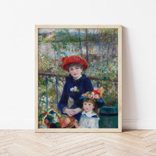 Två systrar (på Terrace) Renoir Poster