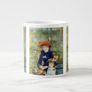 Två systrar (På terrassen) av Pierre Renoir Jumbo Mugg