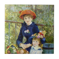 Två systrar (På terrassen) av Pierre Renoir