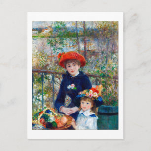 Två systrar, Renoir Vykort