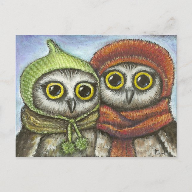 Två systrar vykort (Framsida)