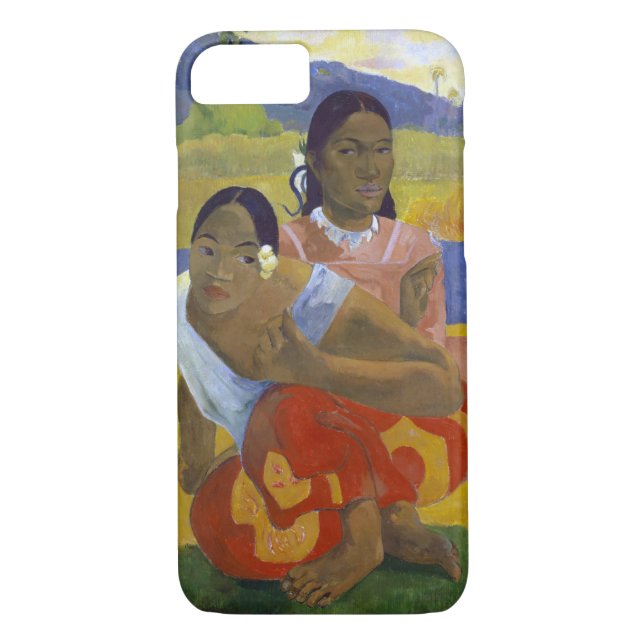 Två taitiska kvinnor, Gauguin Case-Mate iPhone Skal (Baksida)