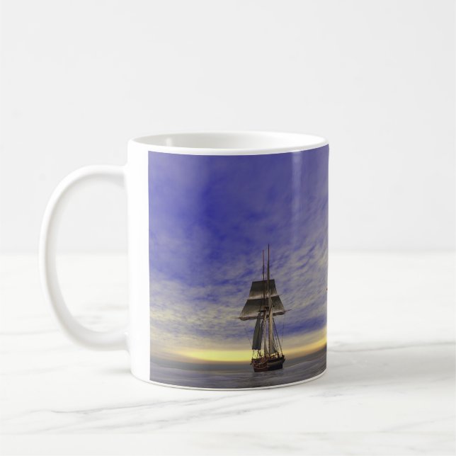 Två Tallships Kaffemugg (Vänster)
