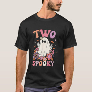 Två taloky Halloween 2:a födelsedag Party Dekorati T Shirt